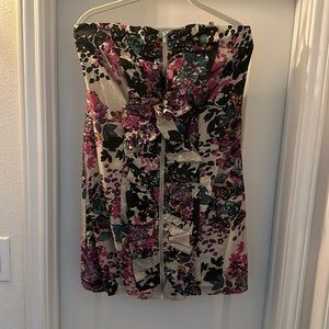 Strapless Berry Dress